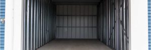 open empty storage unit